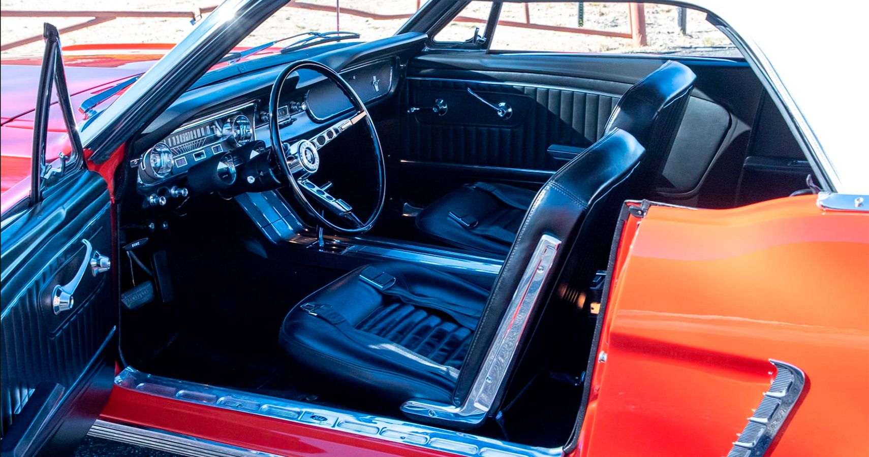 Pre-production Mustang interior