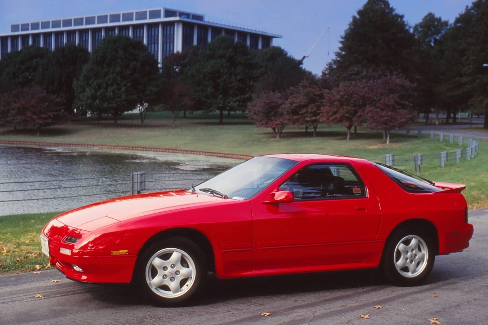 Red 1991 Mazda RX-7