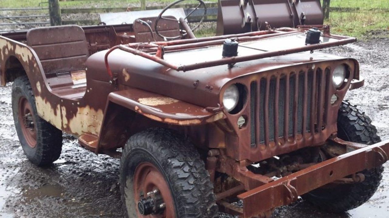 Red Willys Jeep
