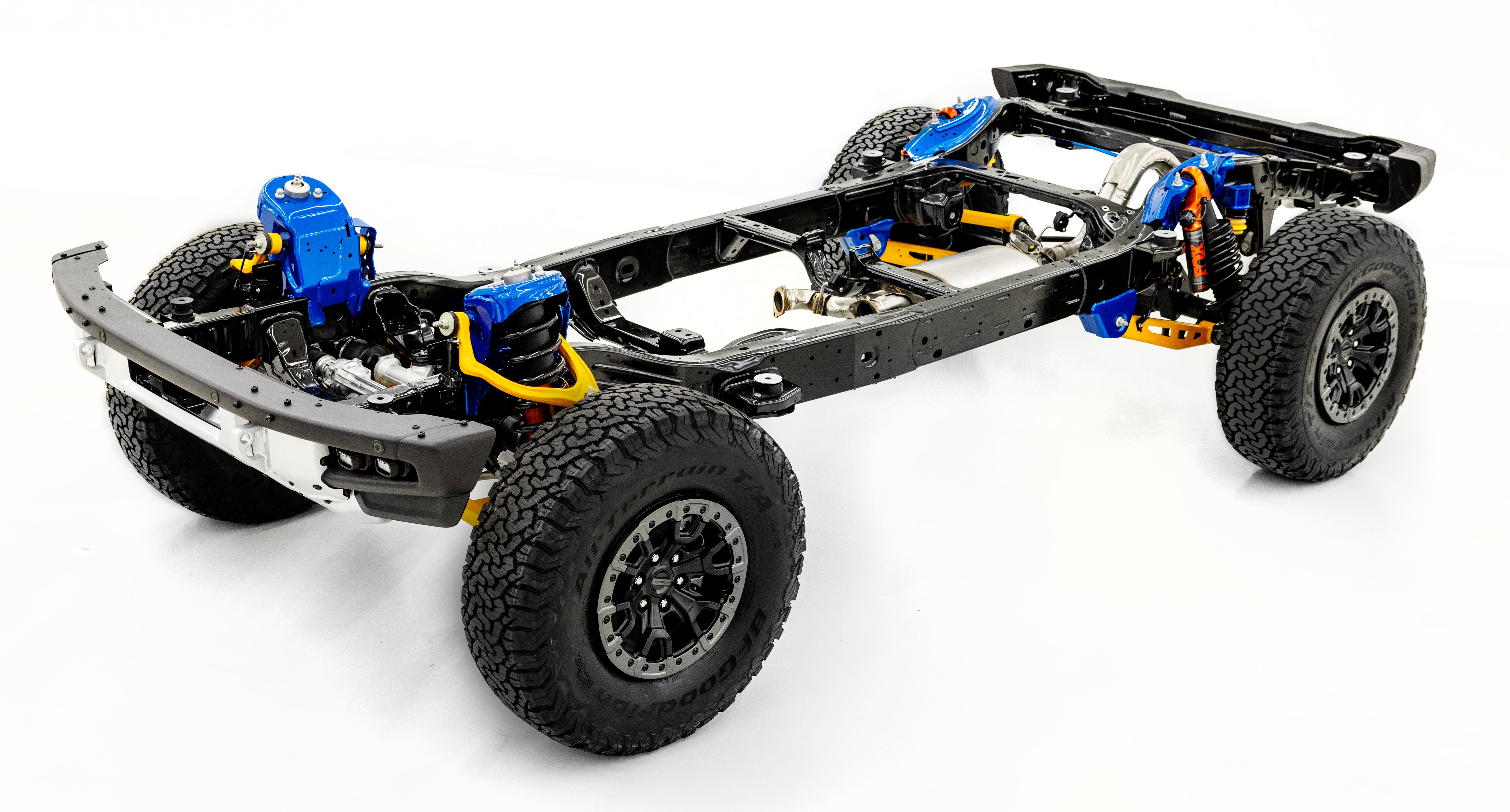 Bronco Raptor chassis illustration