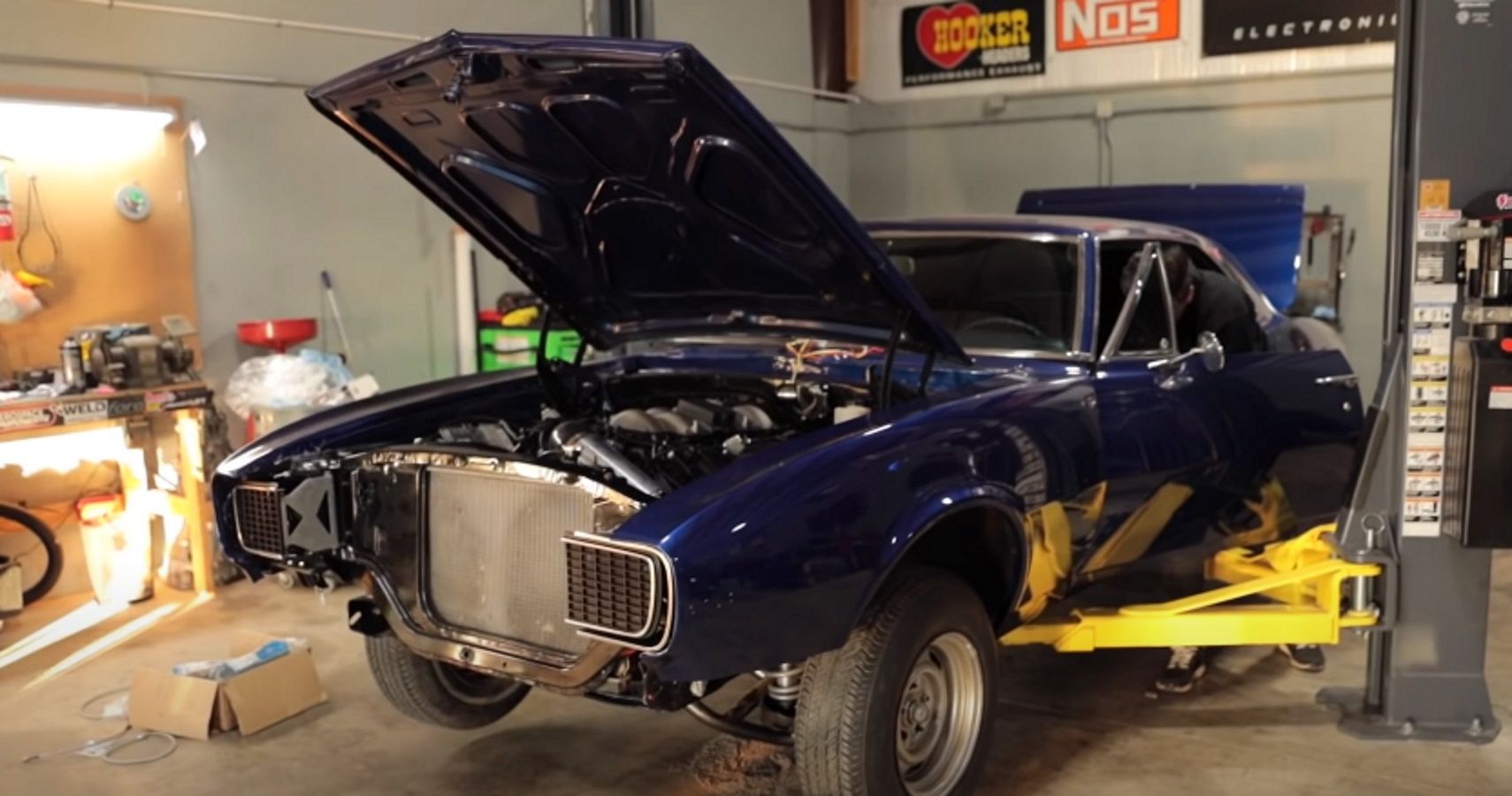 YouTuber Puts A Mustang Coyote Engine In A 1967 Camaro. What Can Go Wrong?