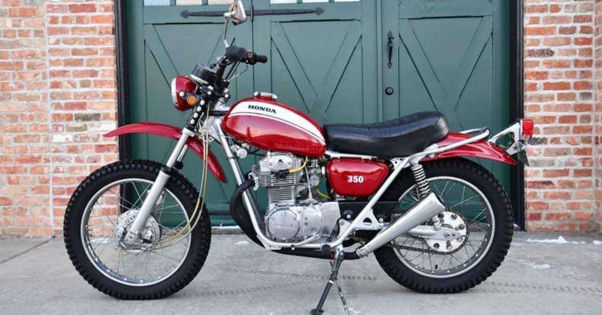 Here's Your Chance To Buy John Wayne's 1971 Honda SL350 Motorcycle