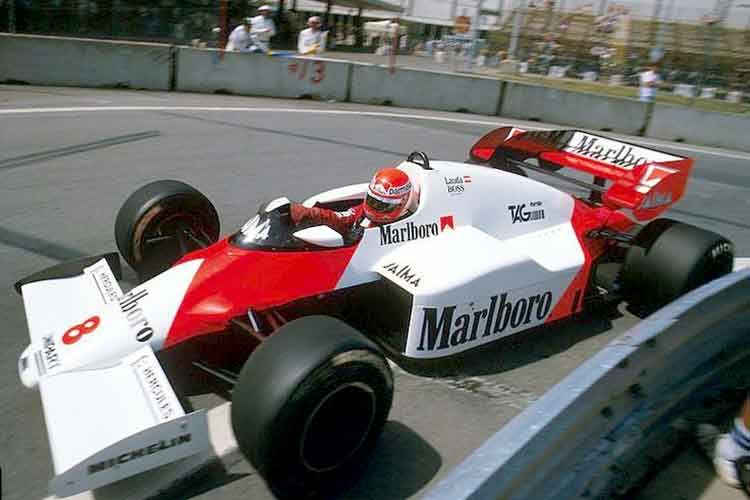 Niki Lauda McLaren MP4 Marlboro