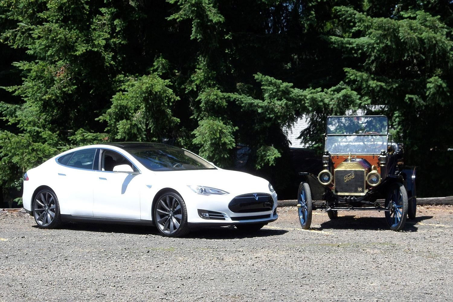 Ford Model T and Tesla Model S