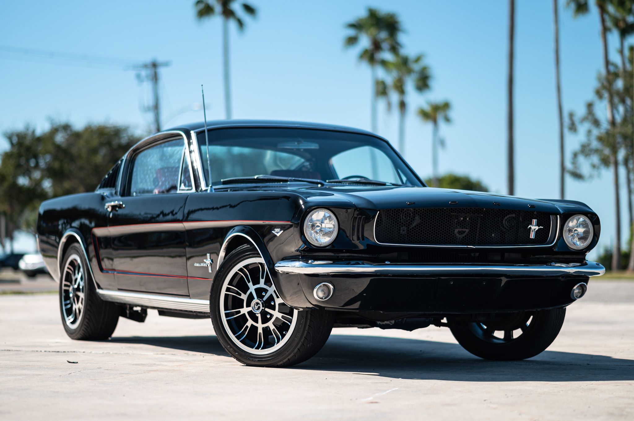 Black 1965-1973 Ford Mustang (First Generation)