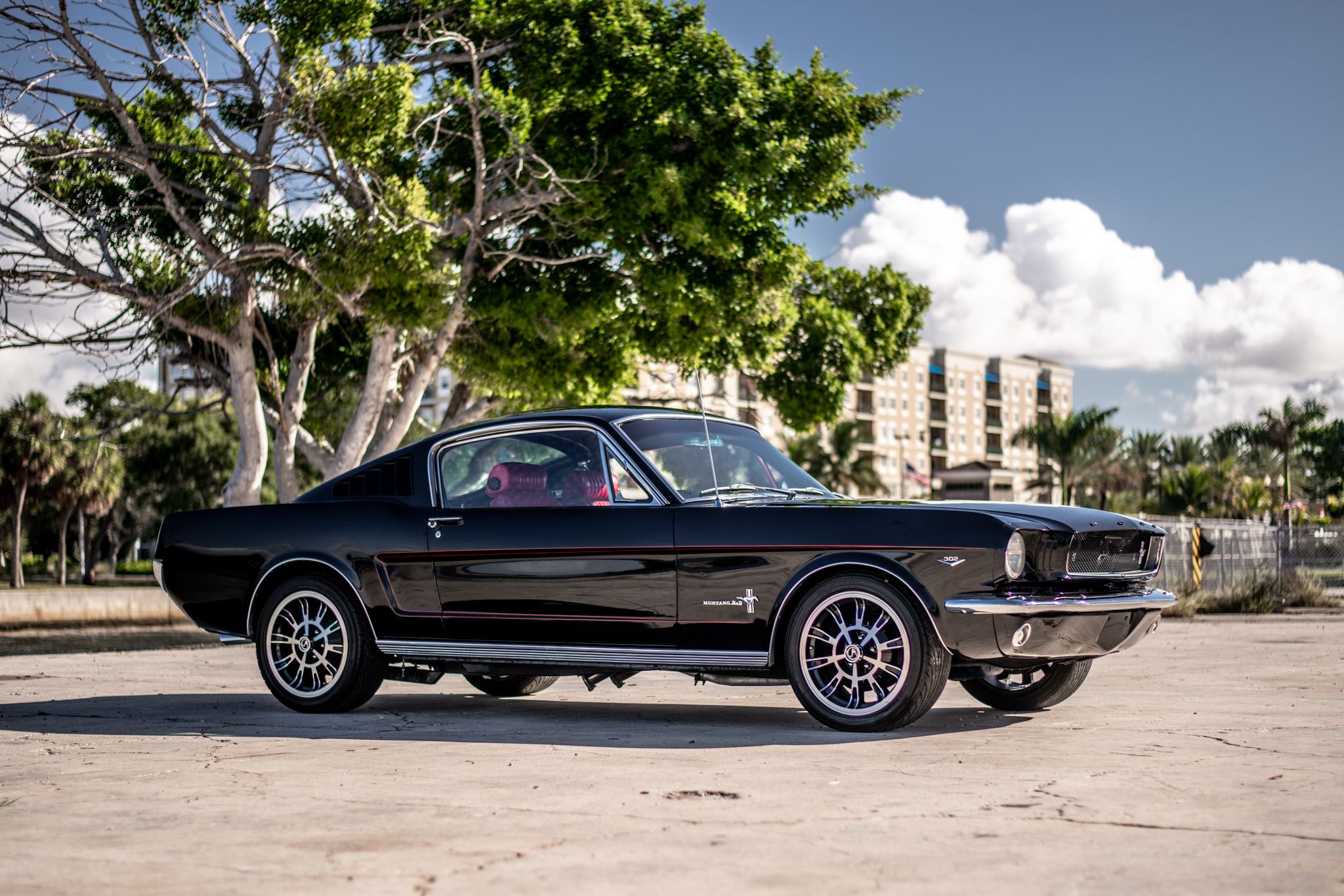 Black 1965-1973 Ford Mustang (first generation)