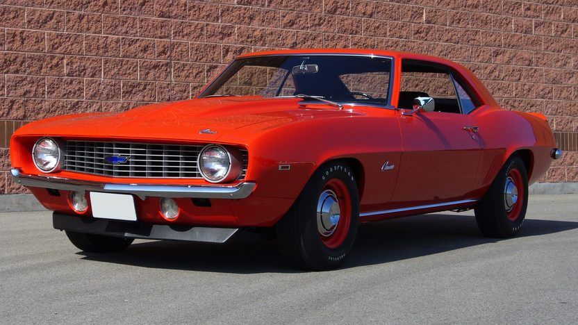 Red 1969 COPO Chevrolet Camaro