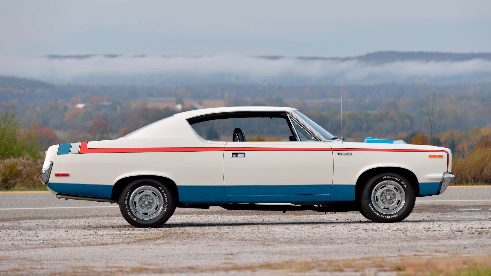 White 1970 AMC Rebel The Machine