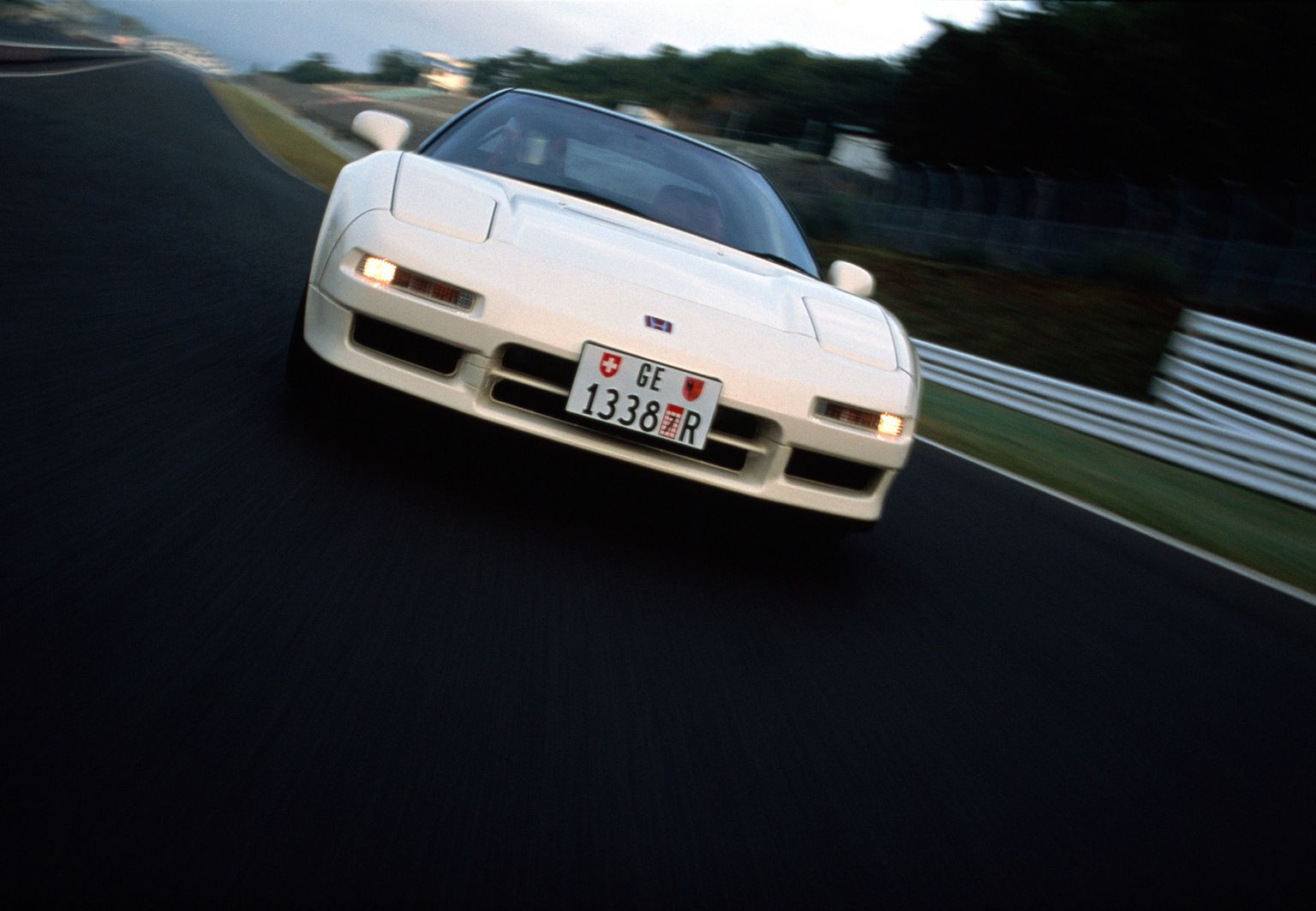 1992 Honda NSX-R Front View On Track