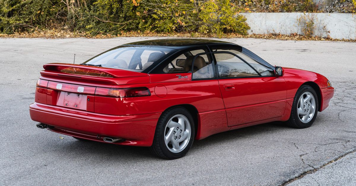 1996 Subaru SVX LSi Sports Car In Red 