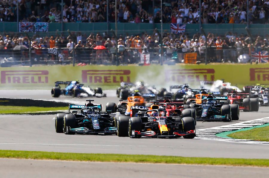 Start Of The 2021 British Grand Prix