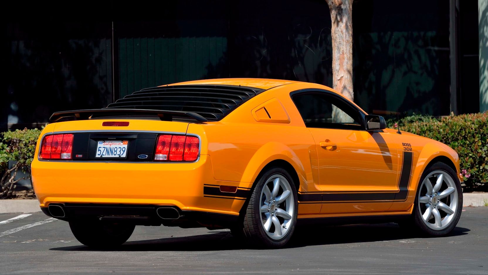 Orange 2007 Ford Mustang Saleen Parnelli Jones