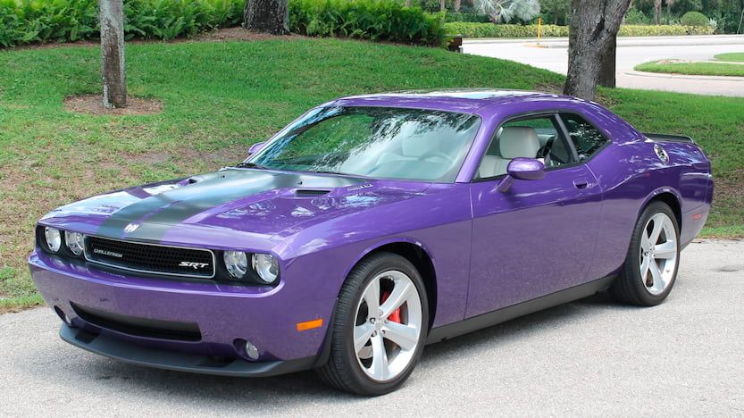 Purple 2010 Dodge Challenger SRT8