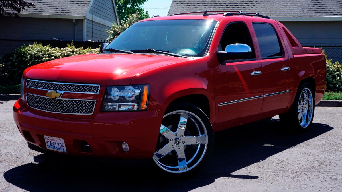 Red 2012 Chevrolet Avalanche