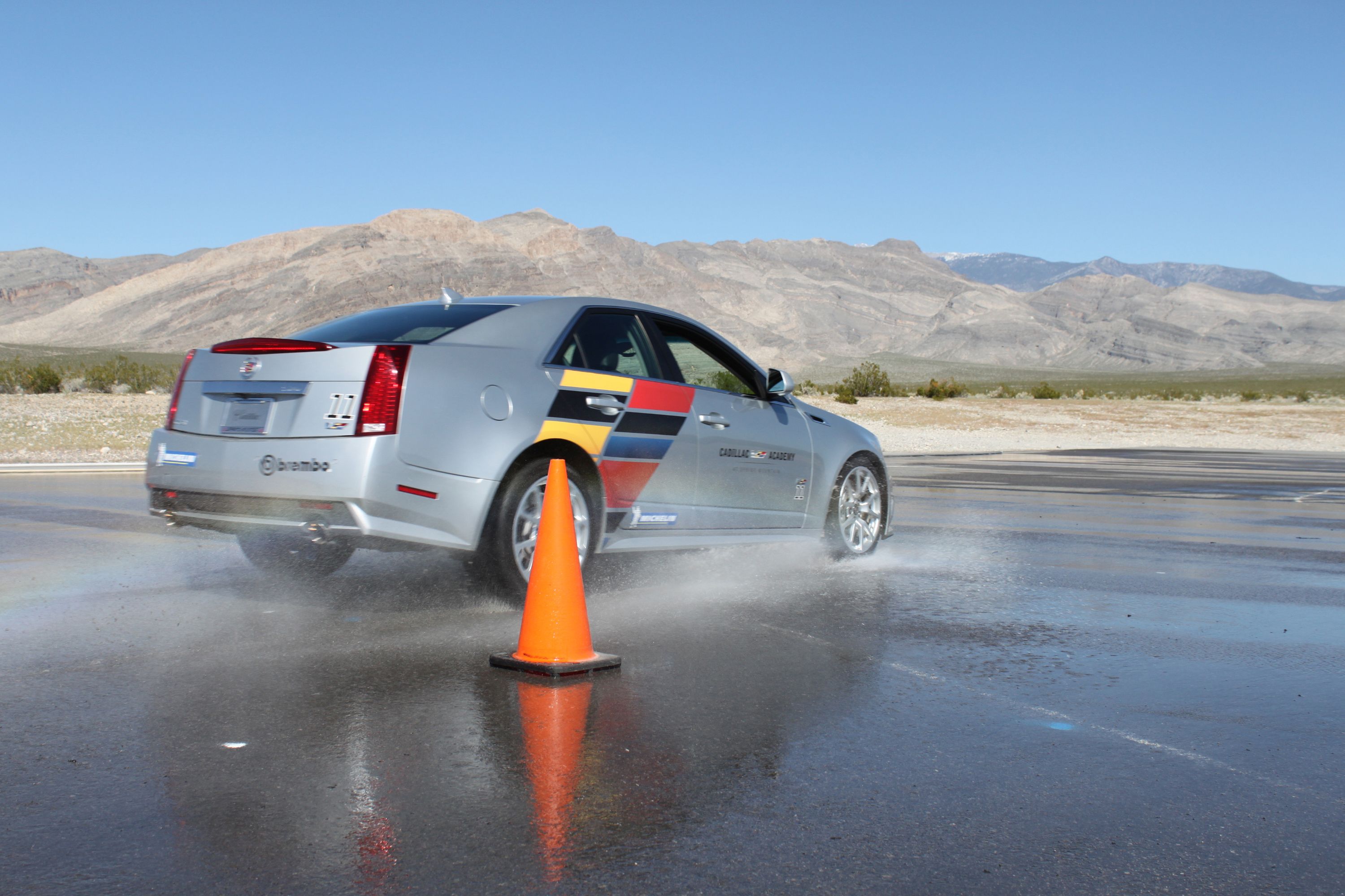 2014 Cadillac CTS-V handling course