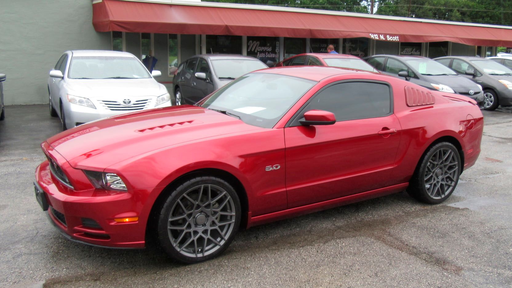 Red 2014 Ford Mustang GT