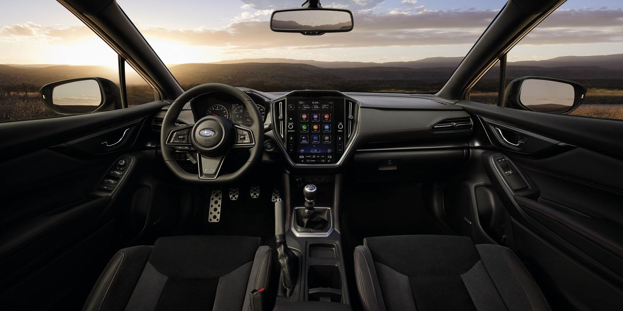 2022 Subaru WRX interior and infotainment