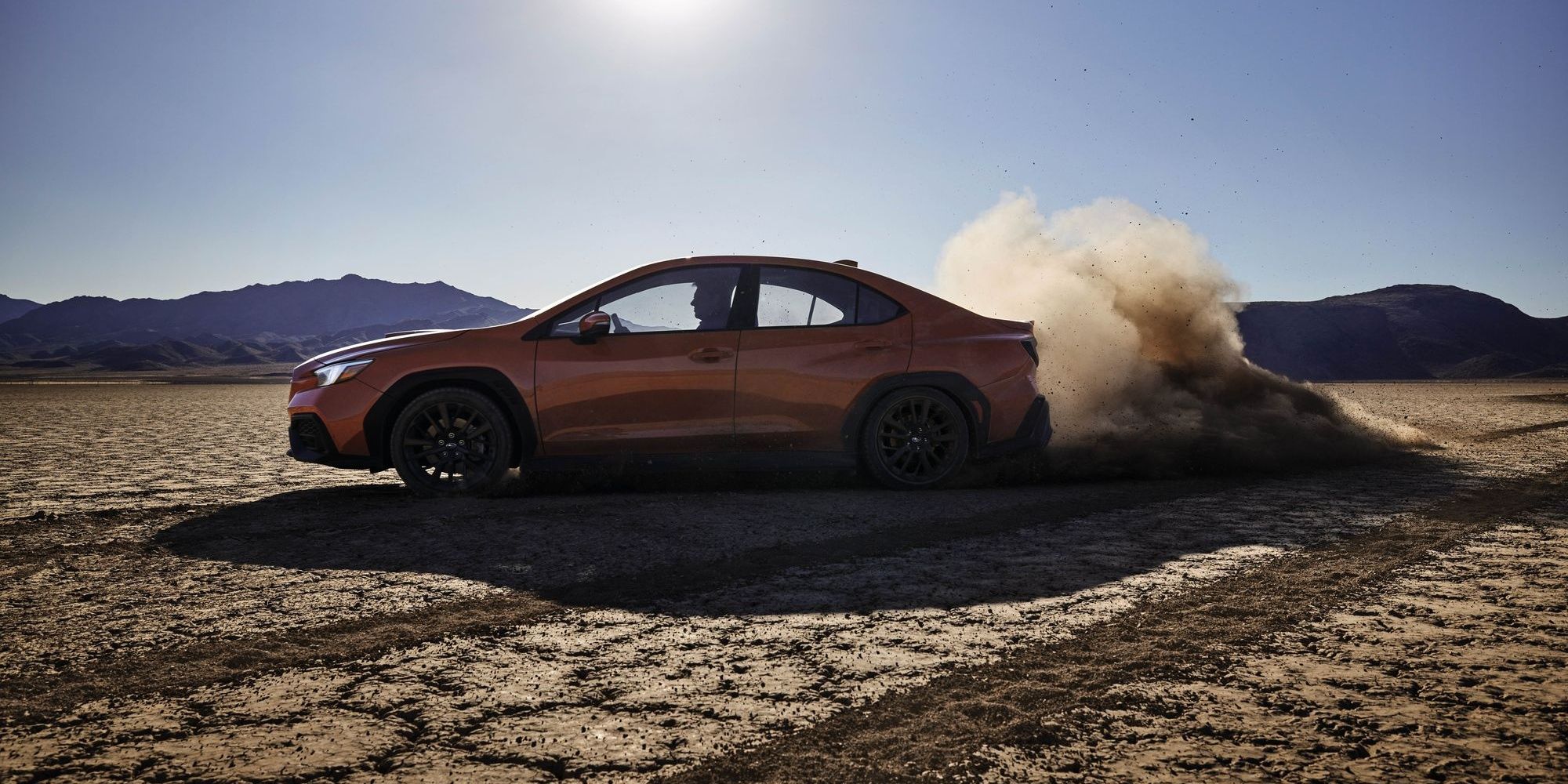 2022 Subaru WRX in the dirt