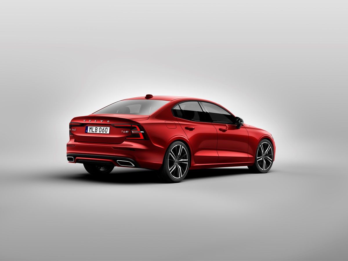 Red 2022 Volvo S60 Recharge