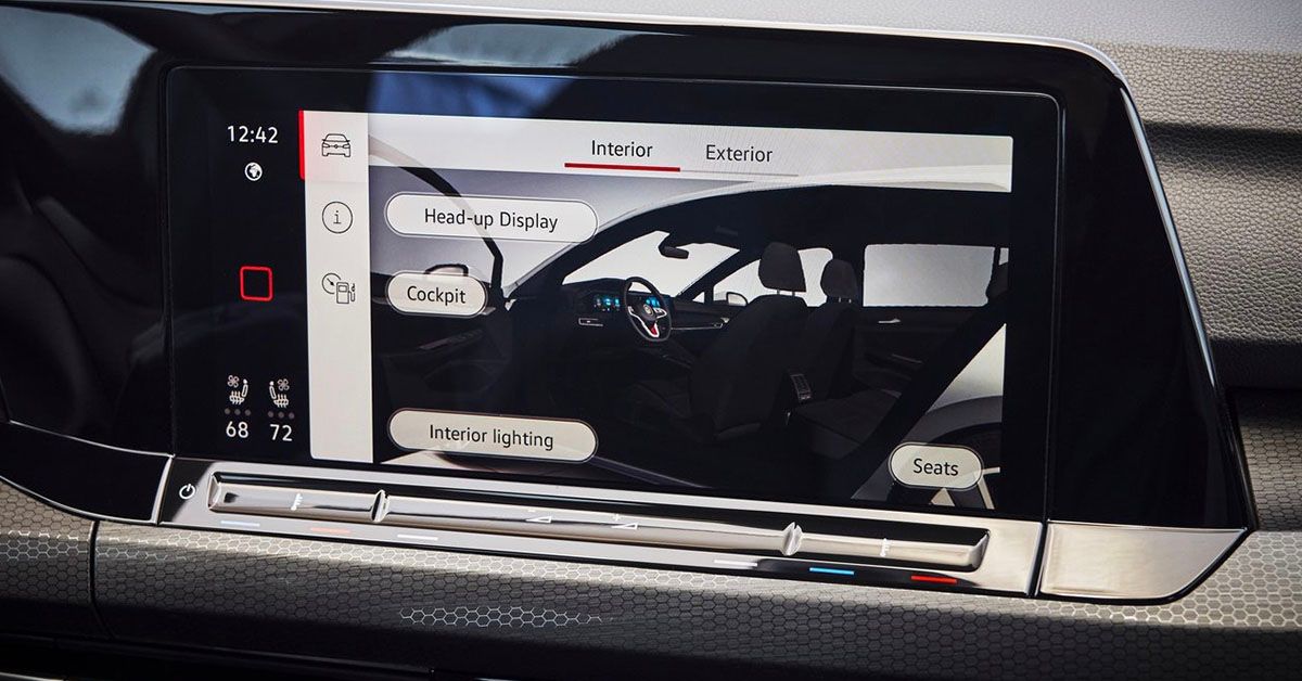 2022 Volkswagen Golf GTI Interior Touchscreen Infotainment System