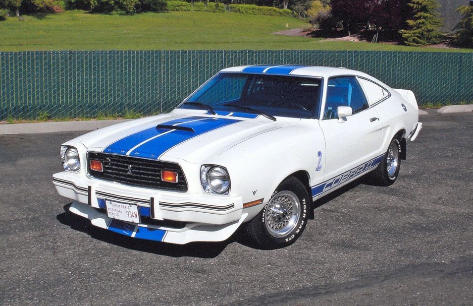 The 1976 Ford Mustang Cobra II.