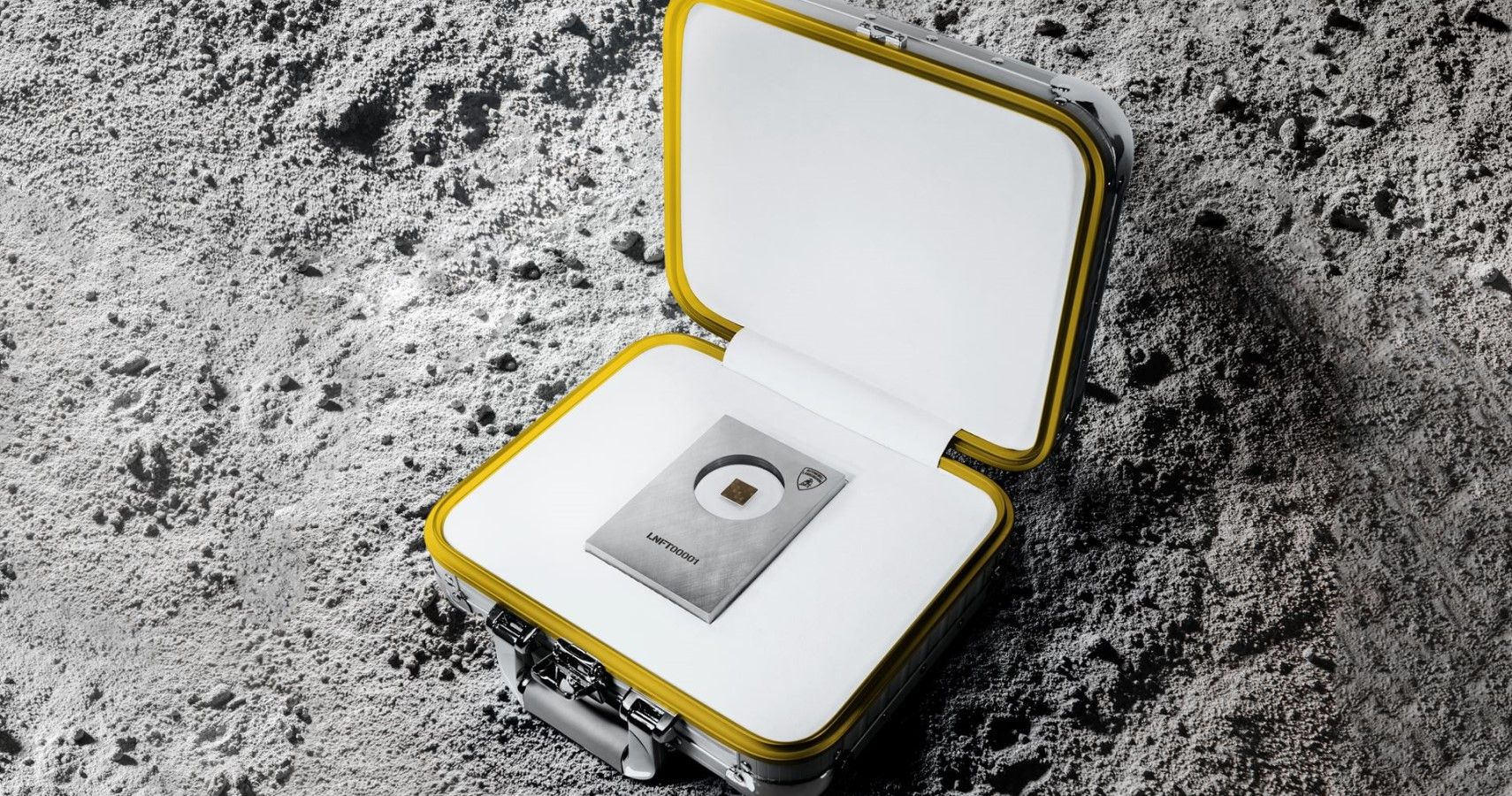 Lamborghini NFT space keys include elements that have been to the moon