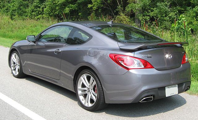 2009 Genesis Coupe grey