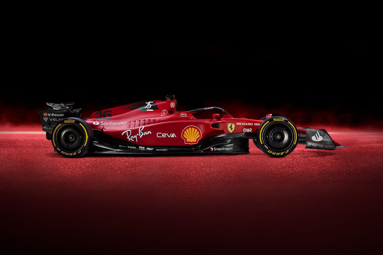2022 Ferrari F1-75 Side View