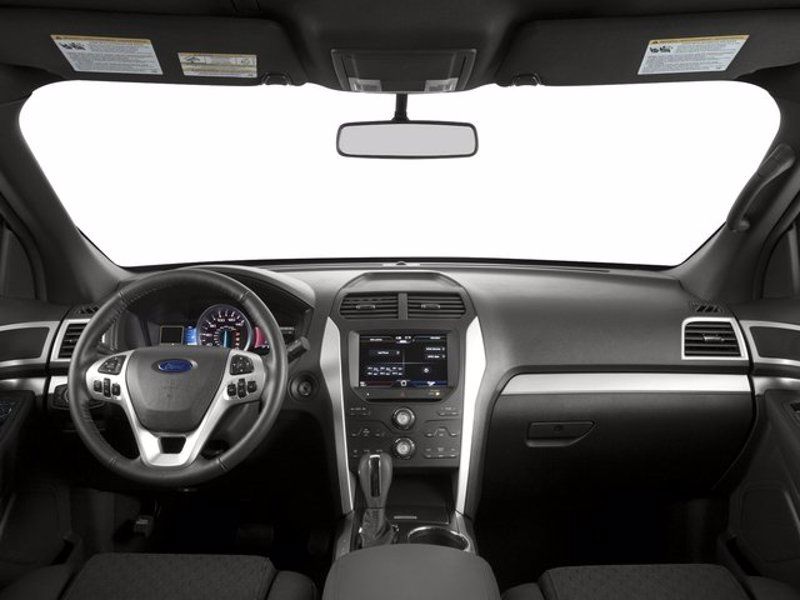 The interior of the 2015 Ford Explorer.