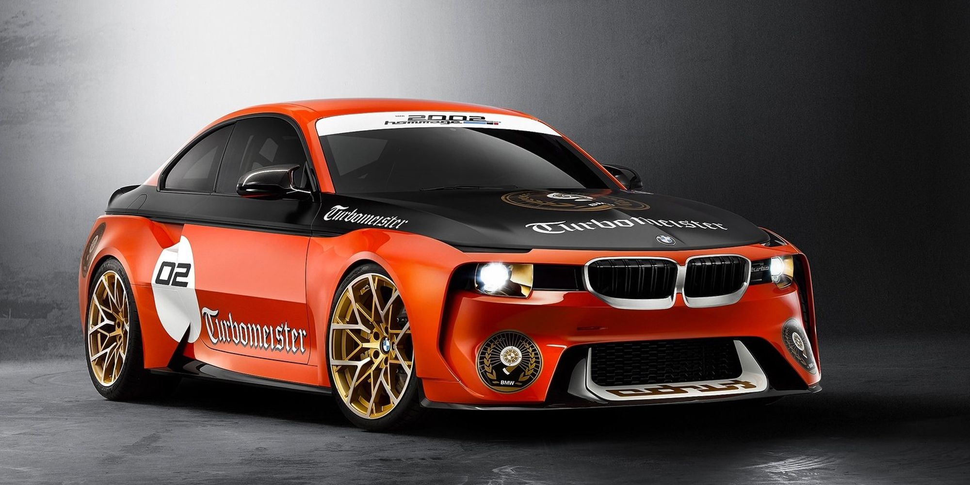 Front 3/4 view of the 2002 Hommage, Jagermeister livery