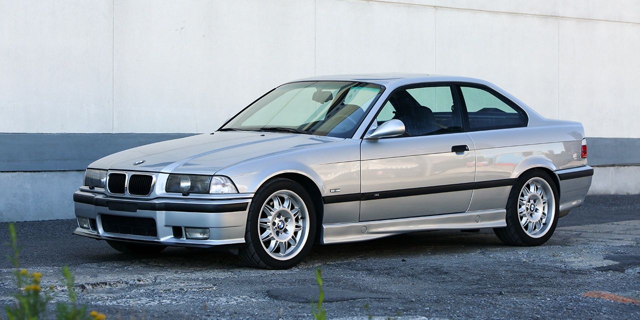 Gray-colored BMW M3 E36