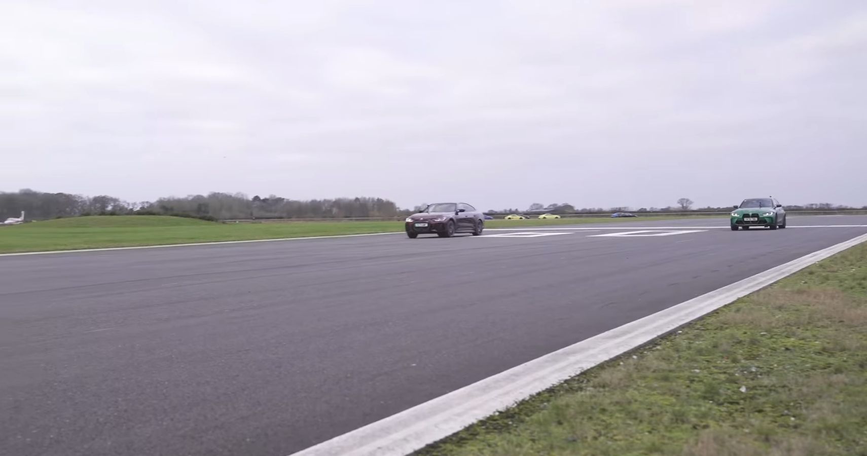 BMW M3 vs i4 M50 Drag Race