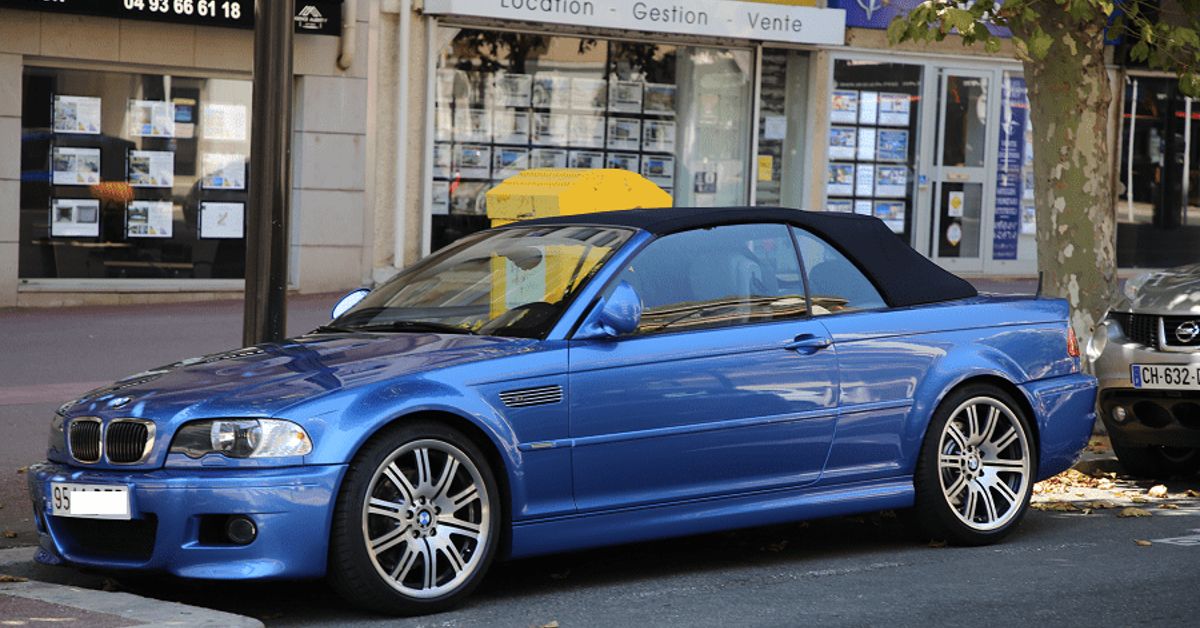 Blue BMW M3