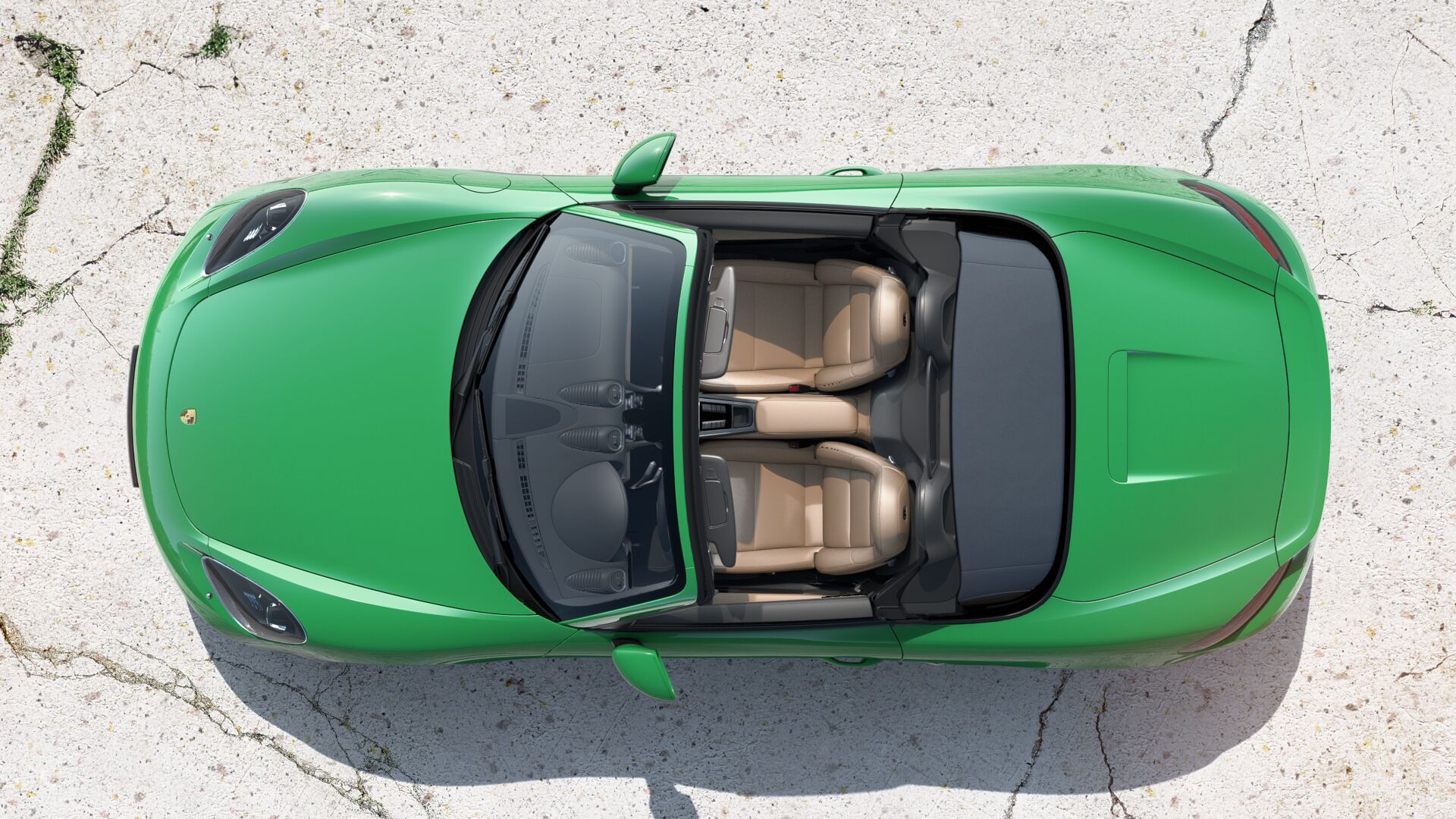 Boxster top down view