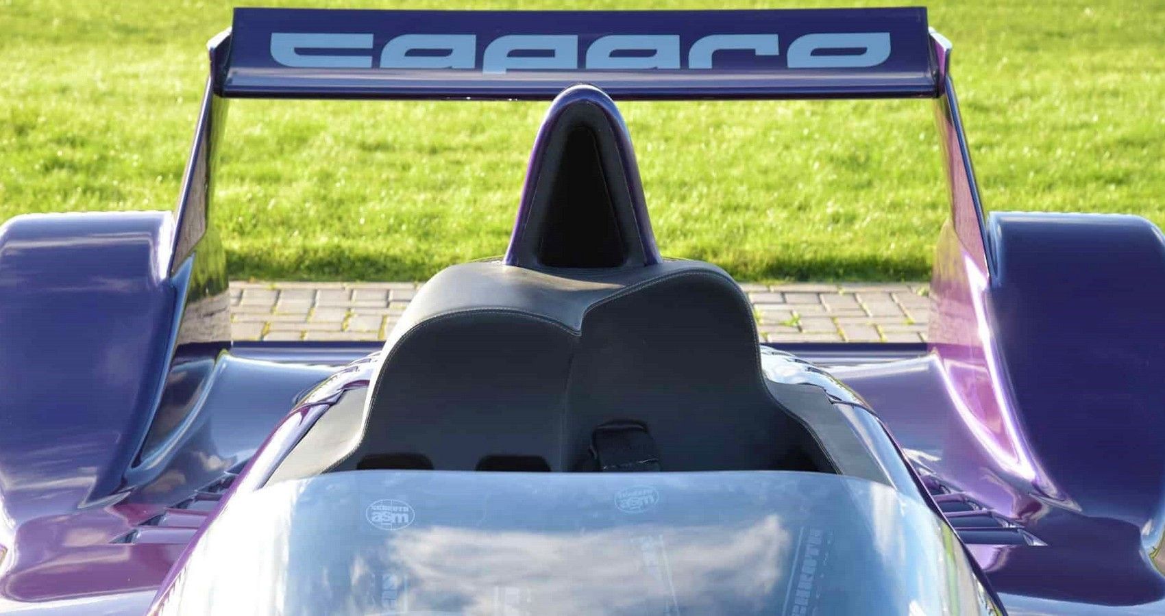Caparo Cockpit - Head on View, off-set two seater