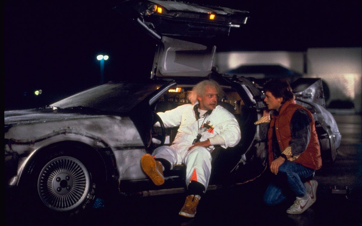 DeLorean DMC-12 From The Movie Back to the Future 1985 