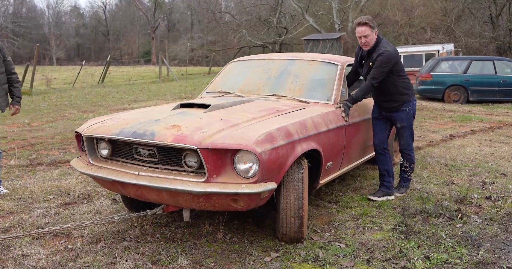 Dennis Collins Trailer Classic R-Code Mustang Barn Find