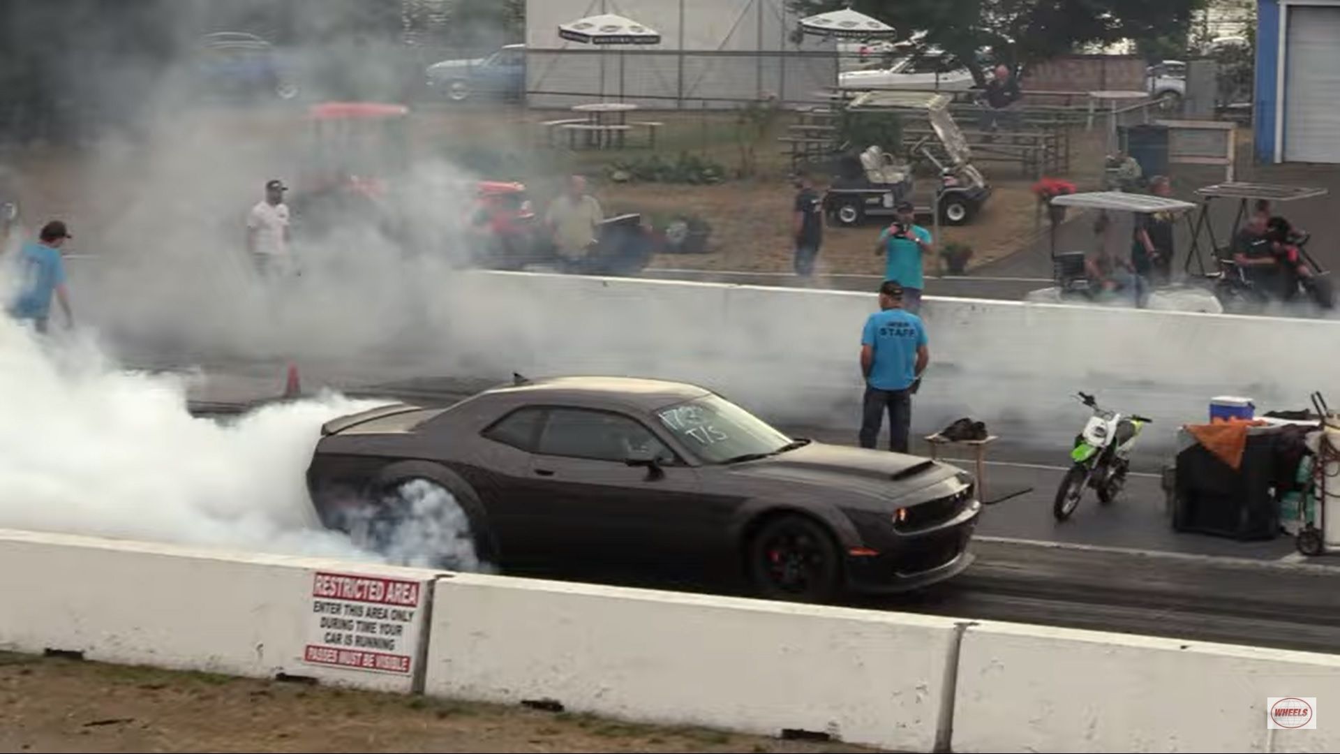 Dodge-Demon-vs-Vintage-Pickup-Drag-Race-Via-YouTube-via-Wheels-1