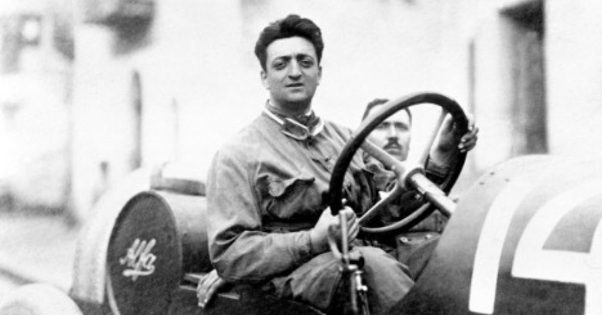 Enzo Ferrari Driving