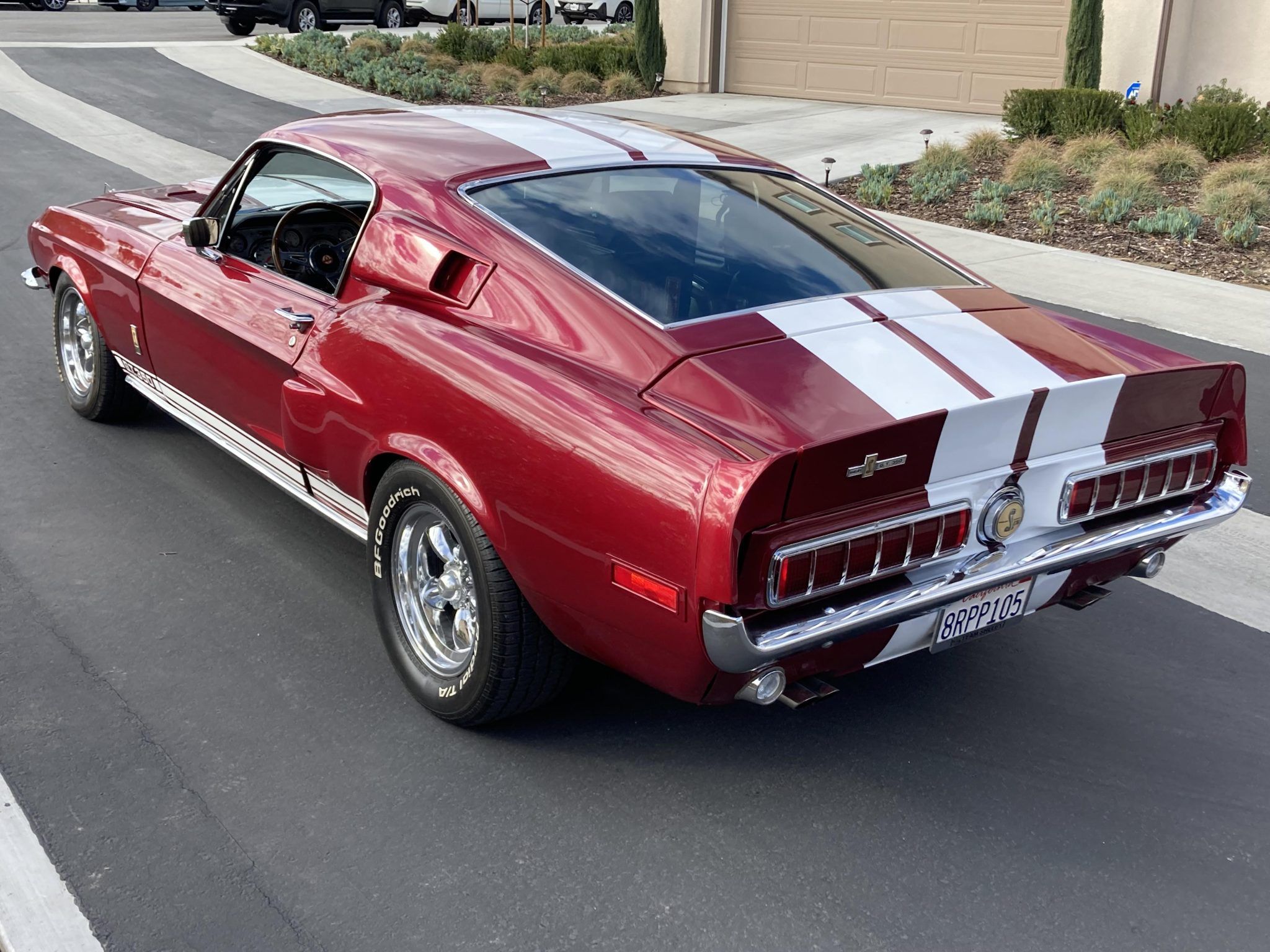 Red 1965-1973 Ford Mustang (First Generation) Fastback