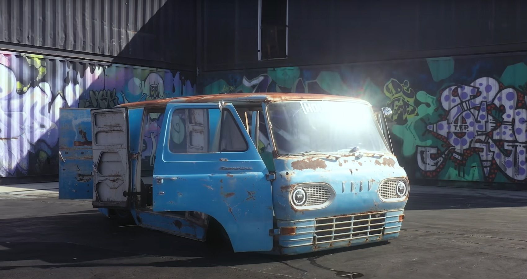 Ultimate Party Animal: This 1967 Ford Econoline Performs Donuts After