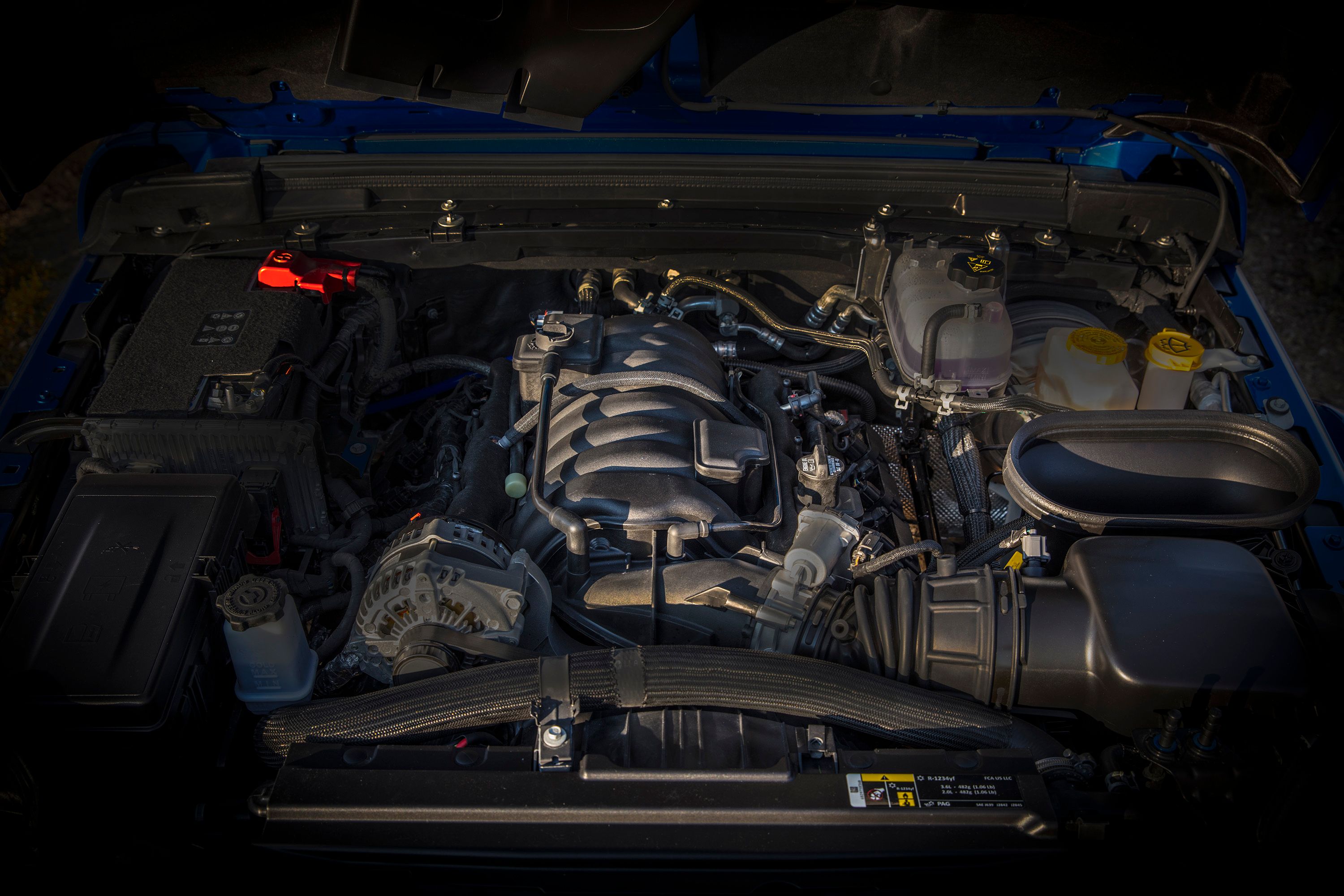 The 2022 Jeep Wrangler Engine.