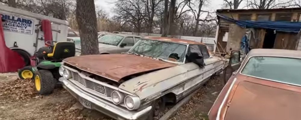 A car on Scott's Property- Heart Of Texas Barn Finds And Classic's 