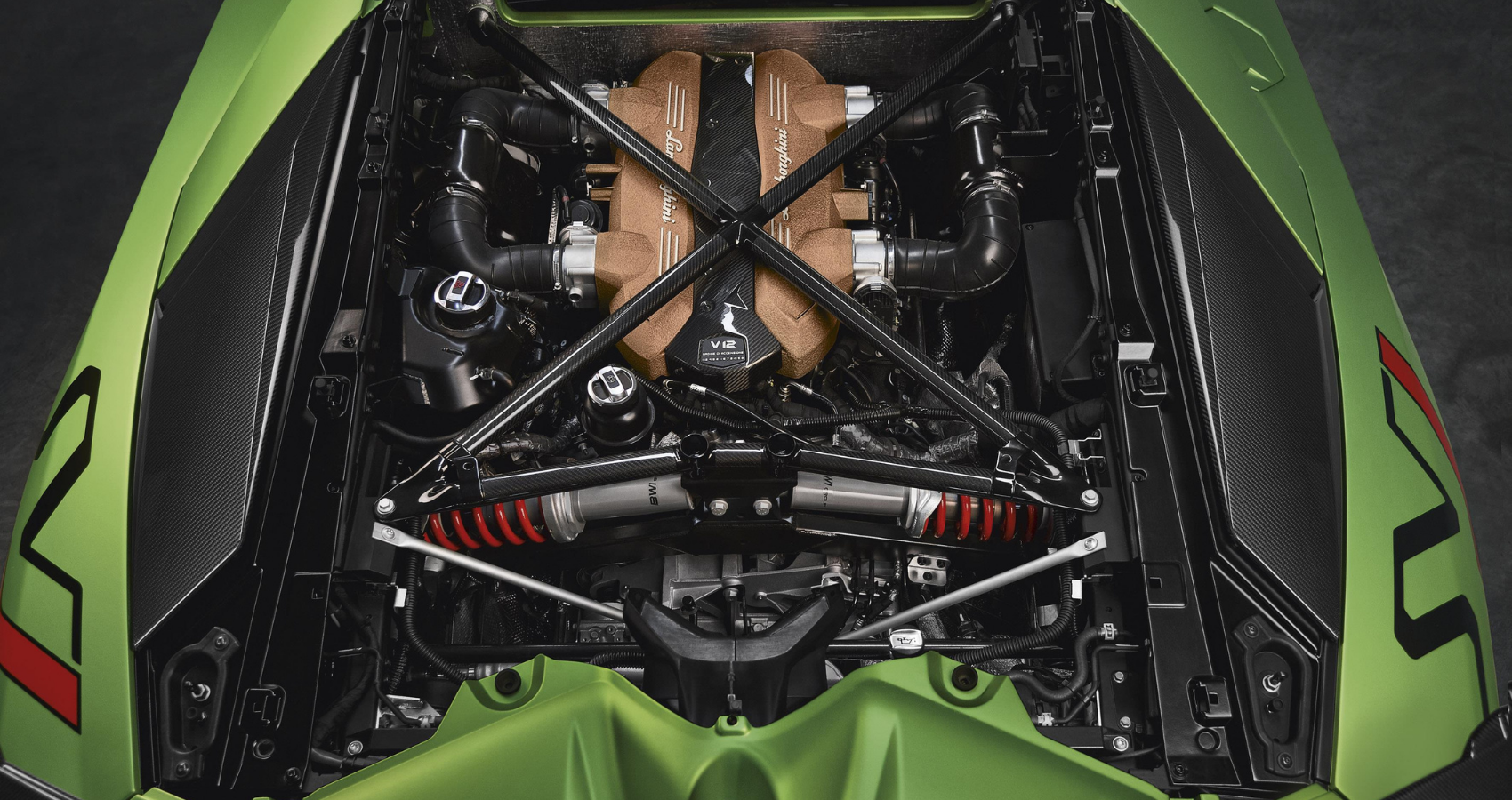 Lamborghini SVJ V12 Engine