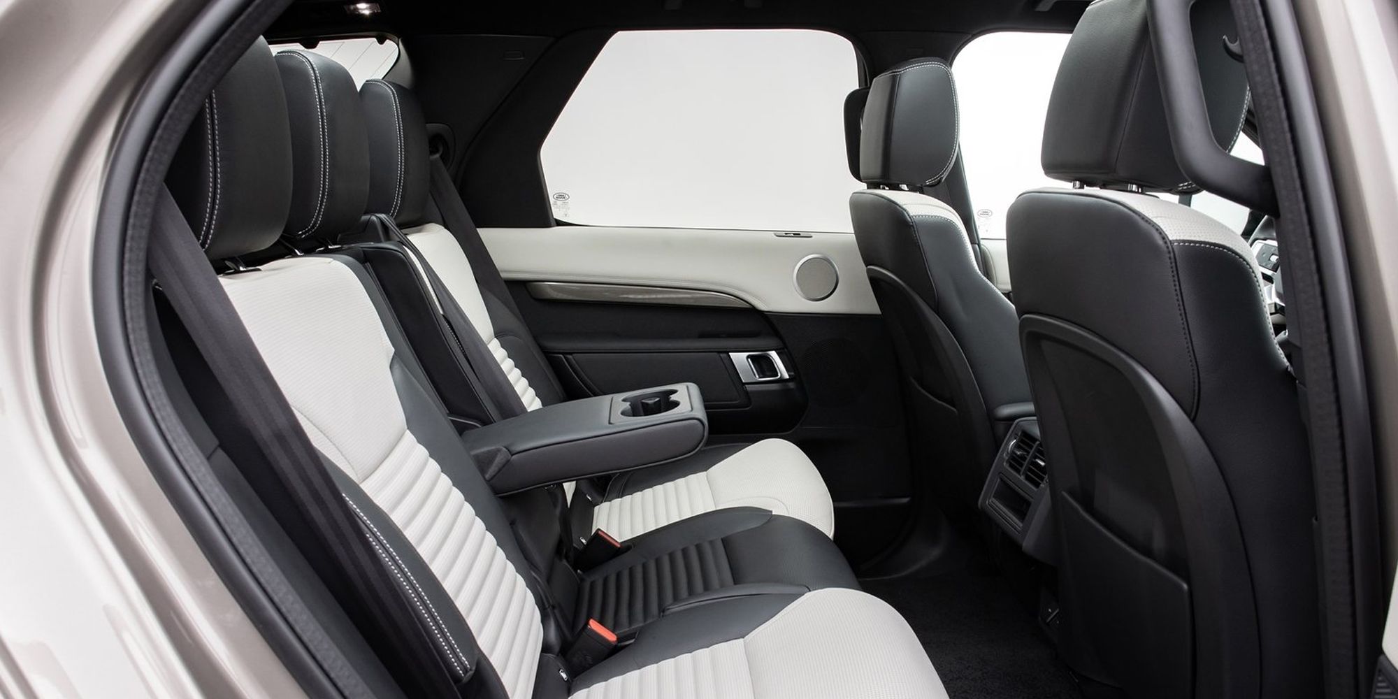 The rear seats in the Discovery