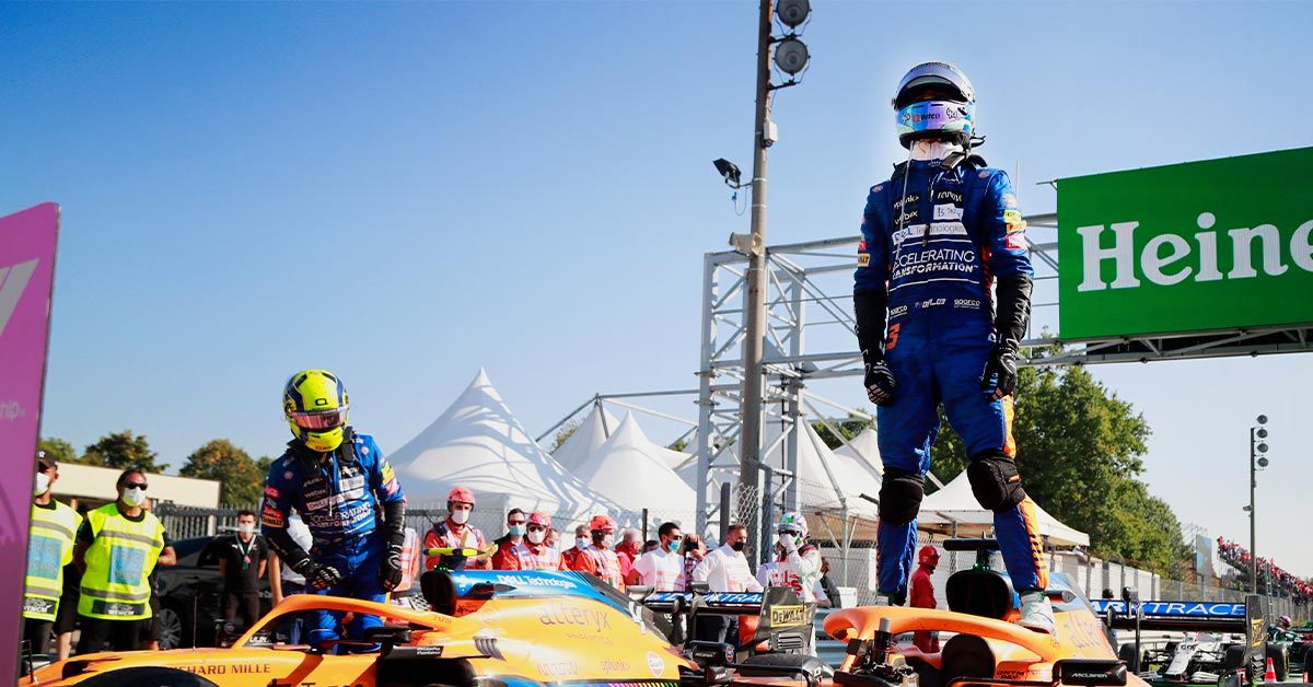 Ricciardo And Norris Monza 2021