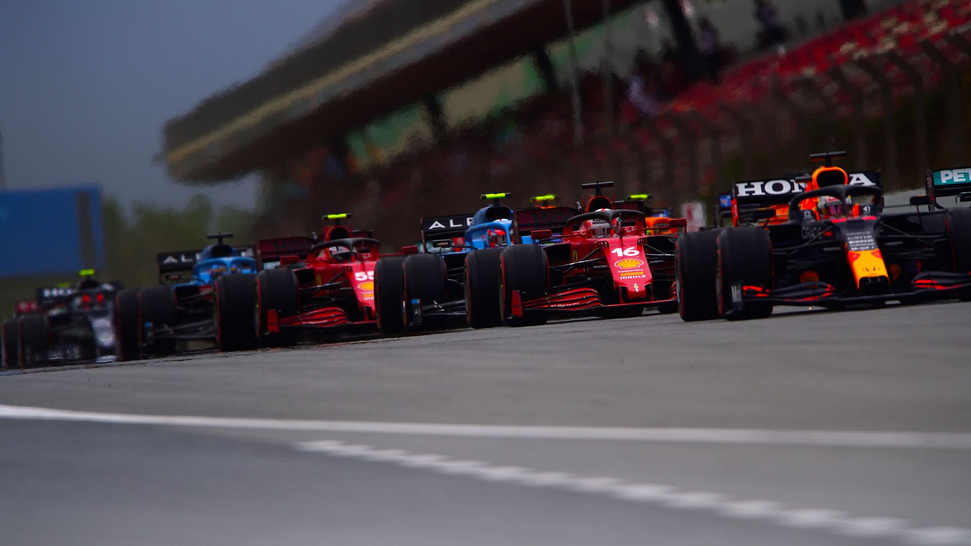 2021 Spanish Grand Prix Race Start
