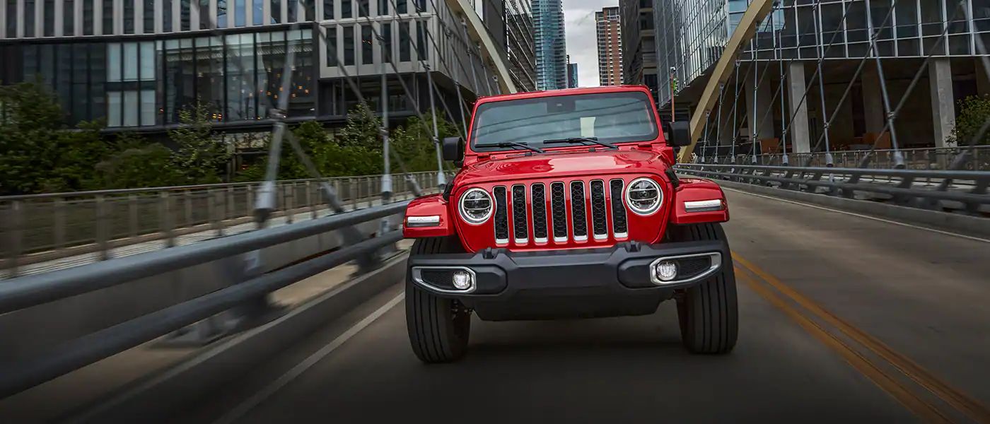 2021 Jeep Wrangler red engine