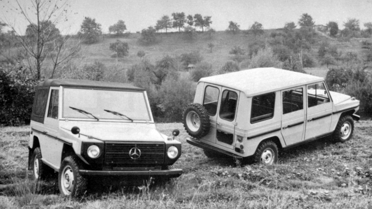 A Shot of two Mercedes-Benz G-Class Models 