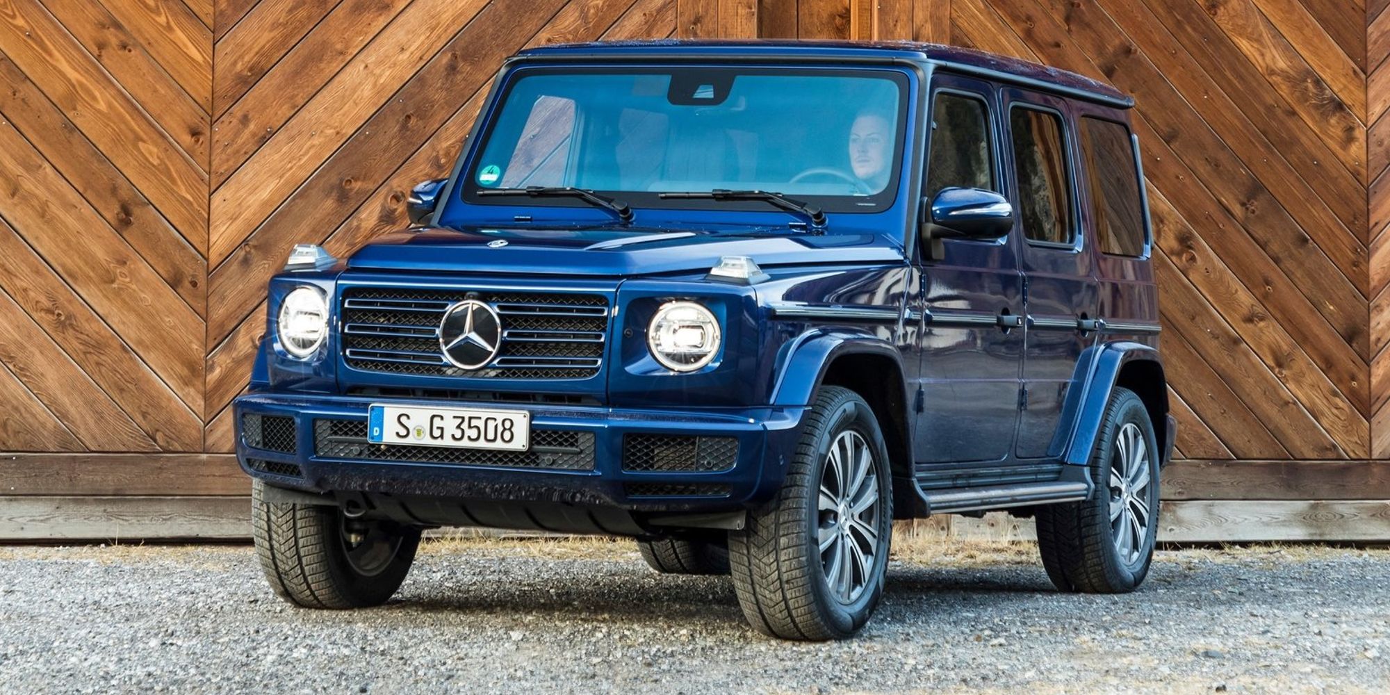 The front of the new G-Wagen